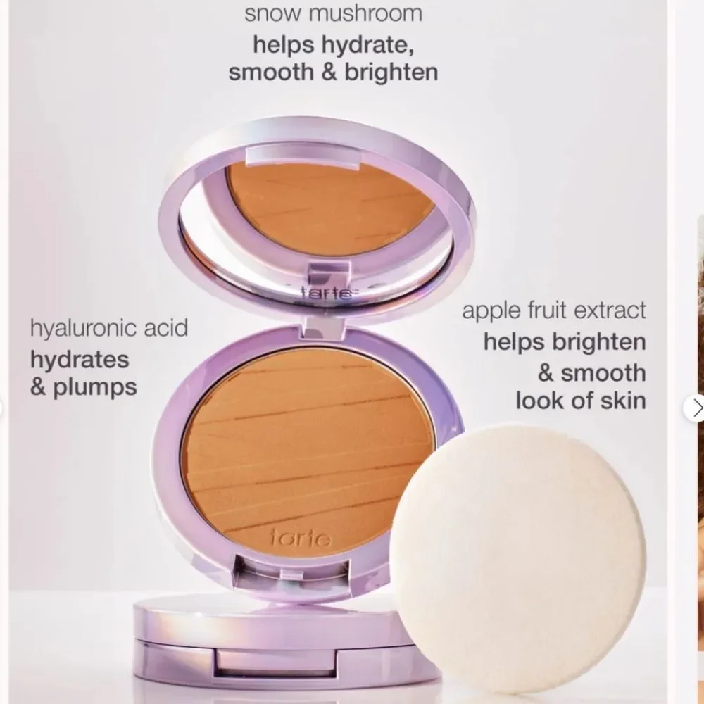 TARTE FACE TAPE Pressed Powder In Fair Light Beige 16B 8.3g NEW IN BOX W PUFF